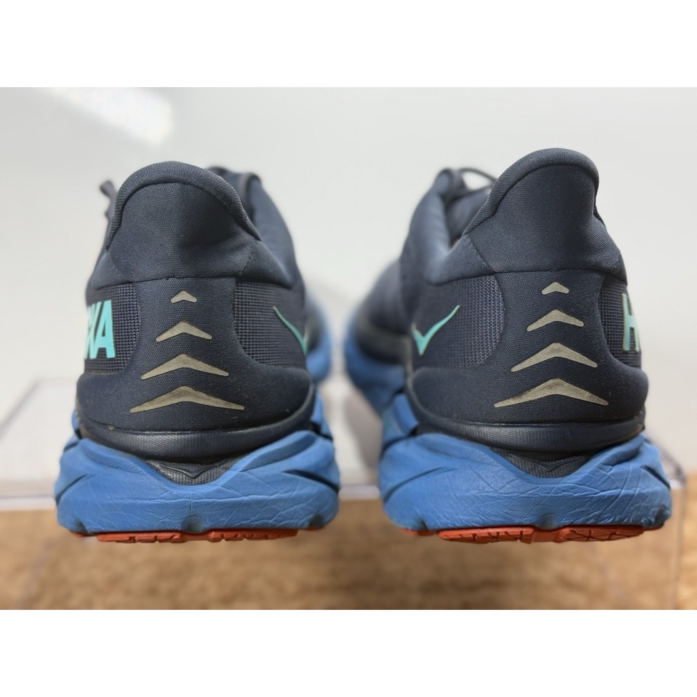 Hoka One One Navy Blue Teal Men's Athletic Shoes - Picture 9 of 13